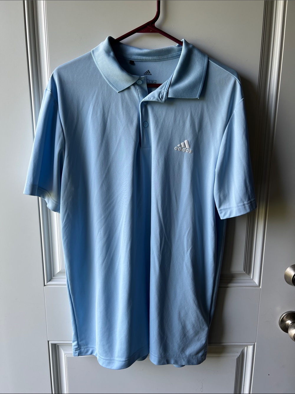 adidas Men’s Pale Blue Golf Polo